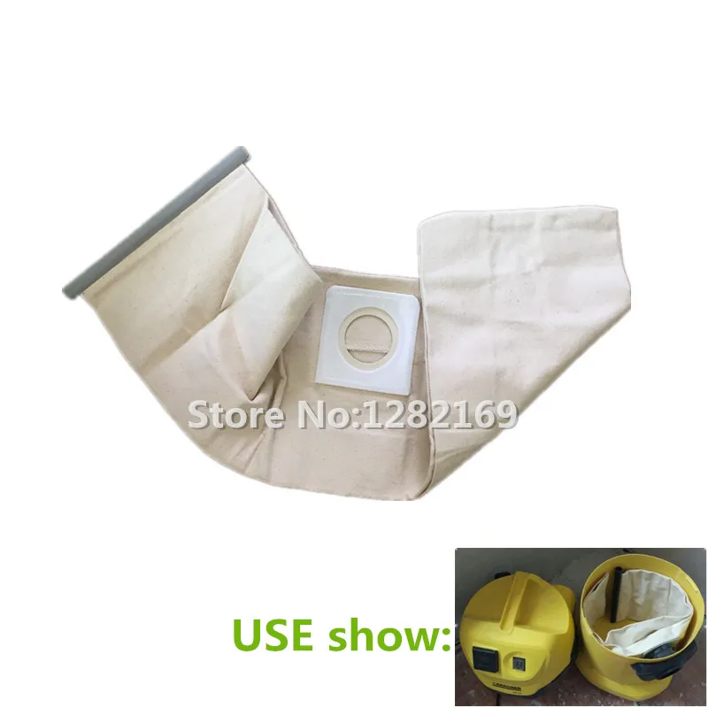 1 piece Vacuum Cleaner Cloth Bag Dust Filter Bag replacement for Karcher WD3 200 WD3 300