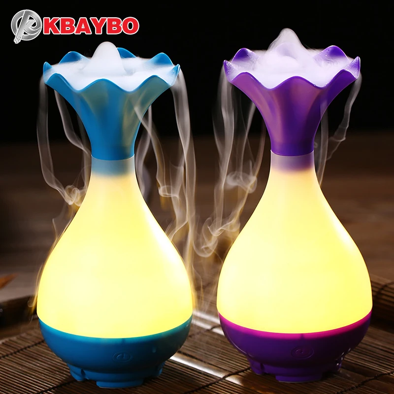 

USB Humidifier Ultrasonic Aroma Diffuser Aromatherapy Essential Oil With The LED Light Of The Night Mist Purifier Atomizer Home