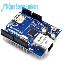 1 шт. Щит Ethernet щит W5100 R3 UNO Mega 2560 1280 328 UNR R3 W5100 макетная плата для arduino