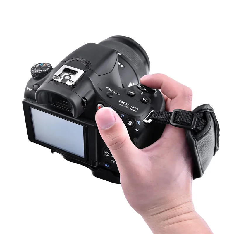 Fosoto Камера запястье руки сцепление ремень для Nikon Sony Canon 5D Mark II 650D 550D 70d 60D 6D 7D nikon D90 D600 D71 DSLR Камера