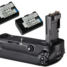 JINTU Vertical Shutter Batter Grip +2pcs LP-E6 Batteries w/AA holder Fr Canon 5D3 5DIII 5D Mark III 3 5DS 5DSR Camera as BG-E11