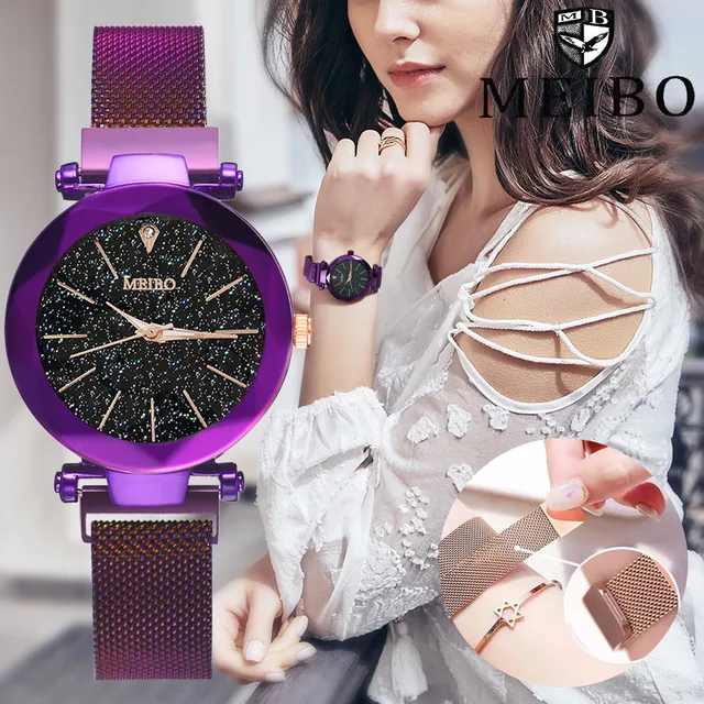 Luxury Top Brand Watches Women stainless steel mesh Quartz Dress Ladies Wrist Wa Luxury Top Brand Watches Women stainless steel mesh Quartz Dress Ladies Wrist Wa