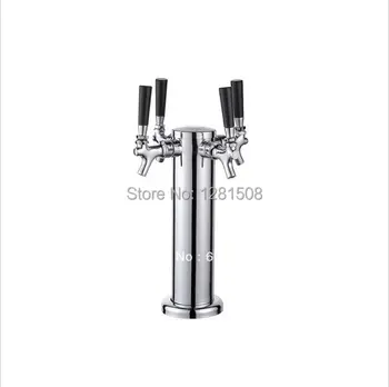 

Four taps Beer tower four Tap/Faucet Chrome,beer tower Draft Beer Tower for beer bar kegging