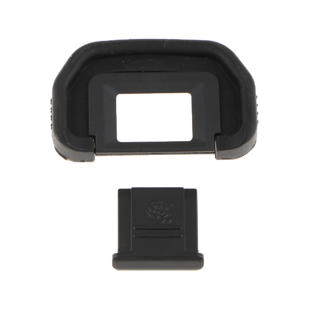 Viewfinder Eyecup Eyepiece Fits For Canon  6D Mark II/80D Attached With Hot Shoe Cover - Especially Useful To Eyeglass Wearers