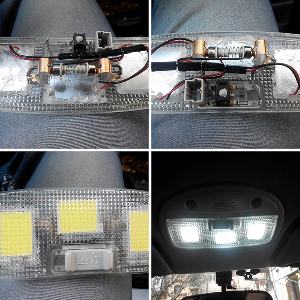 2 шт. Автомобильные светодиодные лампы T10 W5W 18/24/36/48 SMD COB 12 В|Сигнальная лампа| |