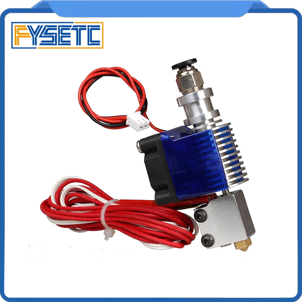 

V6 Hot End Diameter Volcano Remote Bowen Print J-head Hotend Nozzle 1.75mm/0.6 0.8 1.0 1.2mm 3D Printer Extruder Part 12V/24V