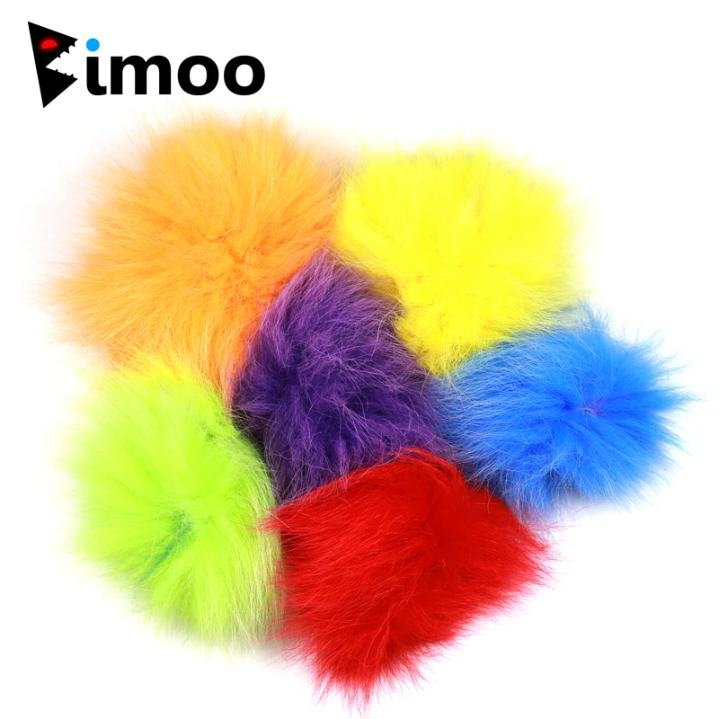 

6 Color Mix Fox Fur Hair for Fly Tying Streamer Bait Fish Natural Fine Fiber Fly Tying Material