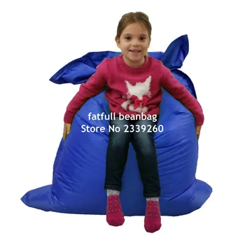 

Cover only No Filler - Cobalt blue multifunctional bean bag chair, children portable sofa beanbag