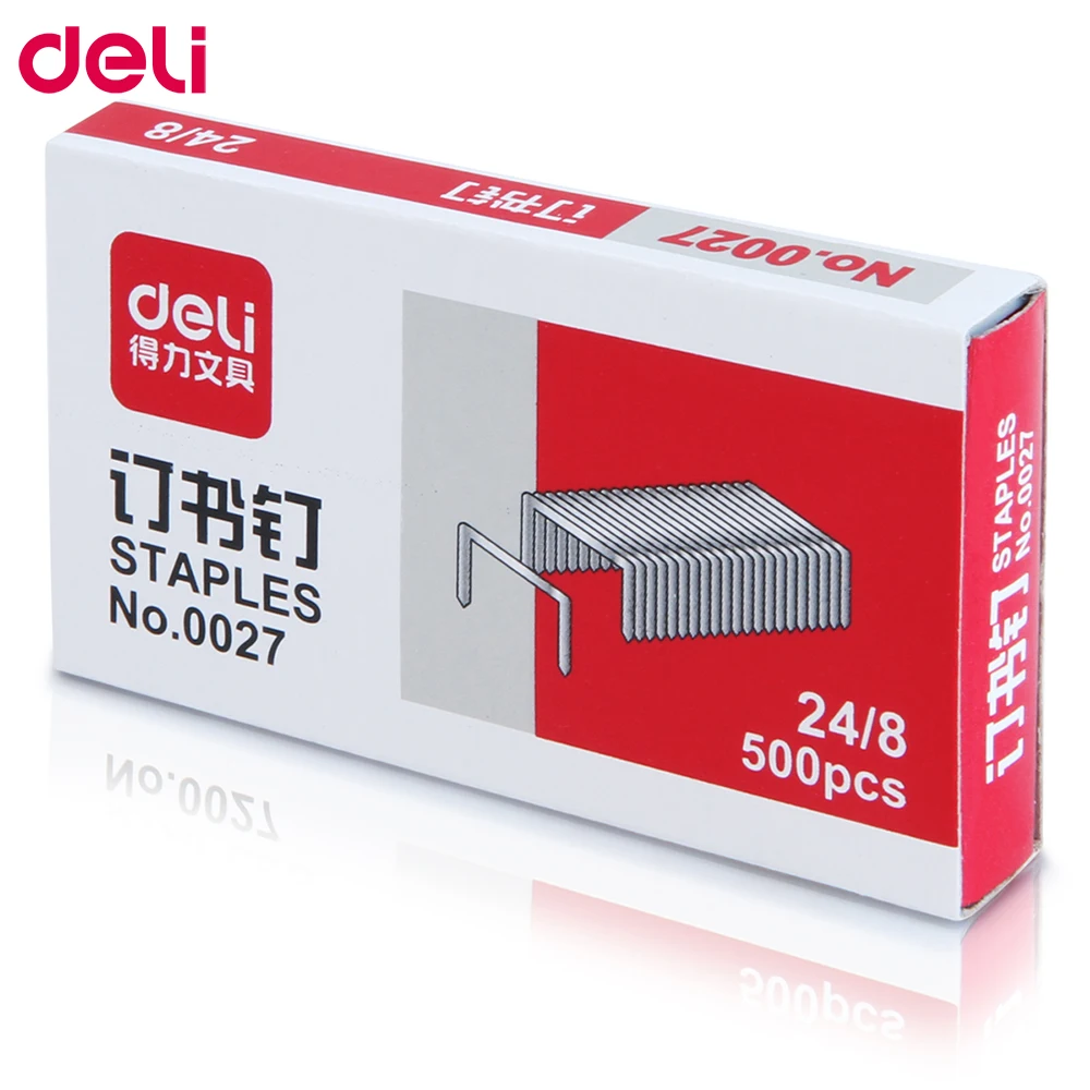 1 шт. скобы для степлера 24/8 500 в коробке|deli staples|stapler staplesstaples stapler |