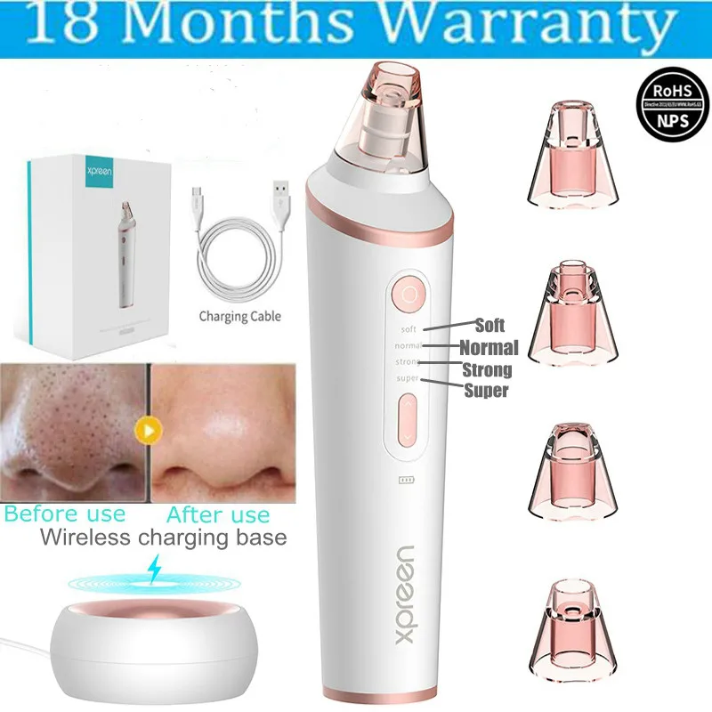 

Xpreen Blackhead Remover Removal Vacuum Pore Cleaner Electric Comedone Remover Blackhead Suction Tool Skin Care tools