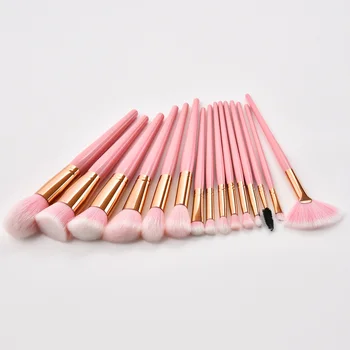 

SinSo 15Pcs Professional Makeup Brushes Set Foundation Powder Blush Eyeshadow Eyeliner Lip Make up Brushes Beauty Cosmetic Tools