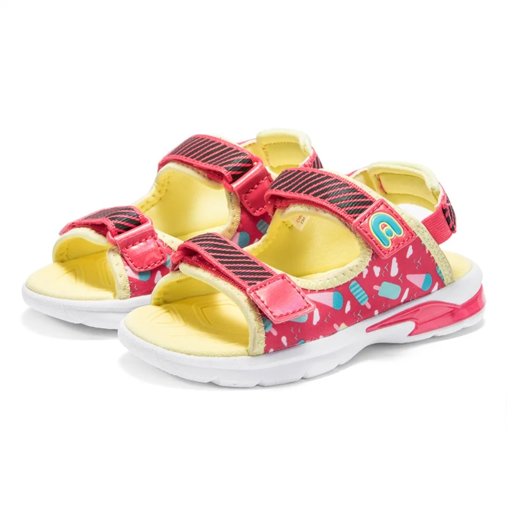 Abckids/От 2 до 7 лет летняя синтетическая повседневная обувь для детей; Прочная однотонная Уличная обувь; уличные детские кроссовки