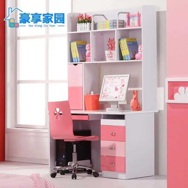 Children S Bedroom Furniture Combination Girl Home Computer Desk