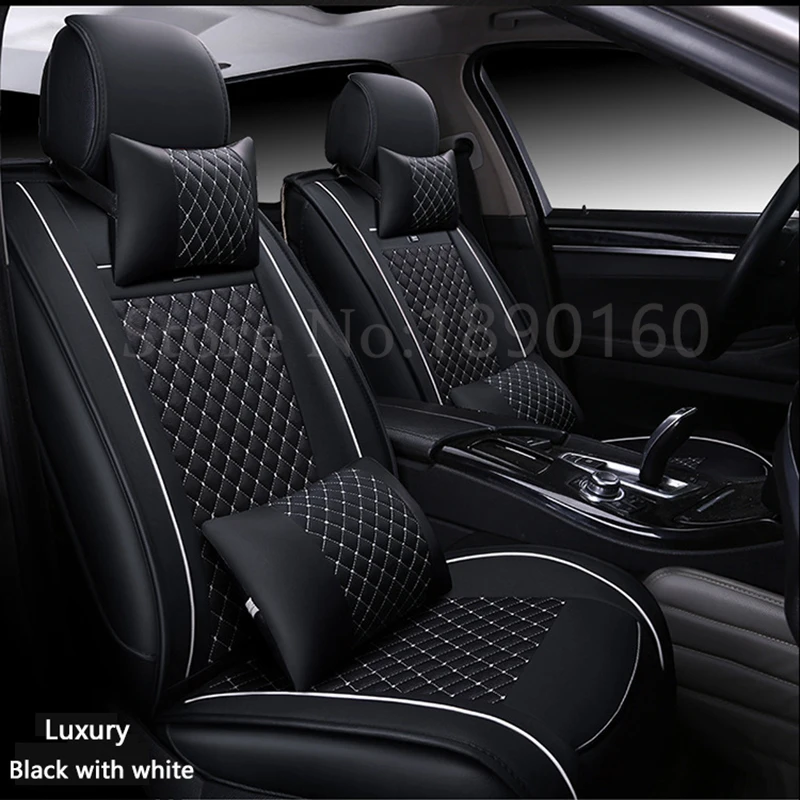 Buy ( Front + Rear ) Special Leather car seat covers For Mitsubishi ASX Lancer SPORT EX Zinger FORTIS Outlander auto accessories