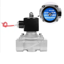 304 нержавеющая сталь DN10-50 Соленоидный клапан озоновый водный газ слабый КОРРОЗИОННЫЙ кислотно-Базовый Электронный переключатель управления нормально закрытый