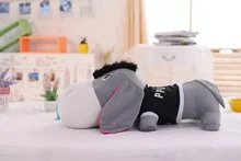 big new plush lying donkey toy stuffed cute donkey pillow doll gift about 110cm
