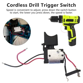 

Switches Positive And Negative Speed Switch Electric Drill Dustproof Speed Control Push Button Trigger Switch