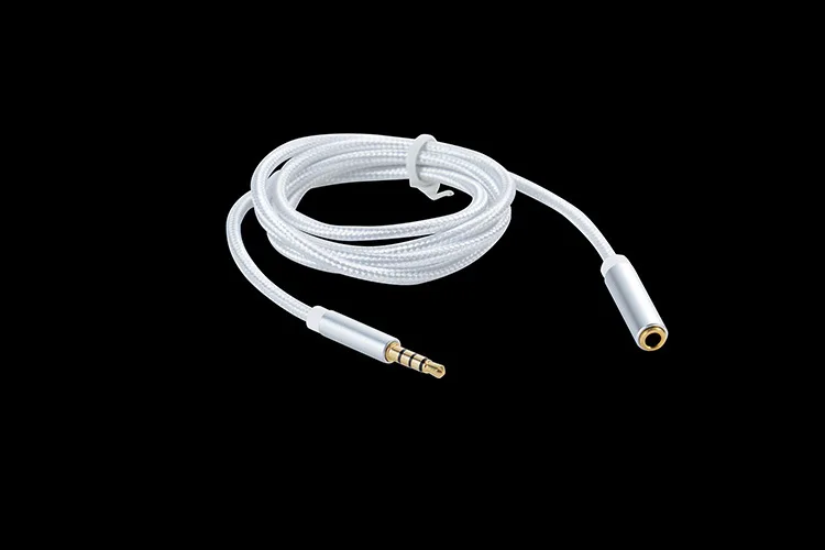 

PRO 4 Pole TRRS METAL 3.5mm Jack Headphone/Headset Extension Cable 2m
