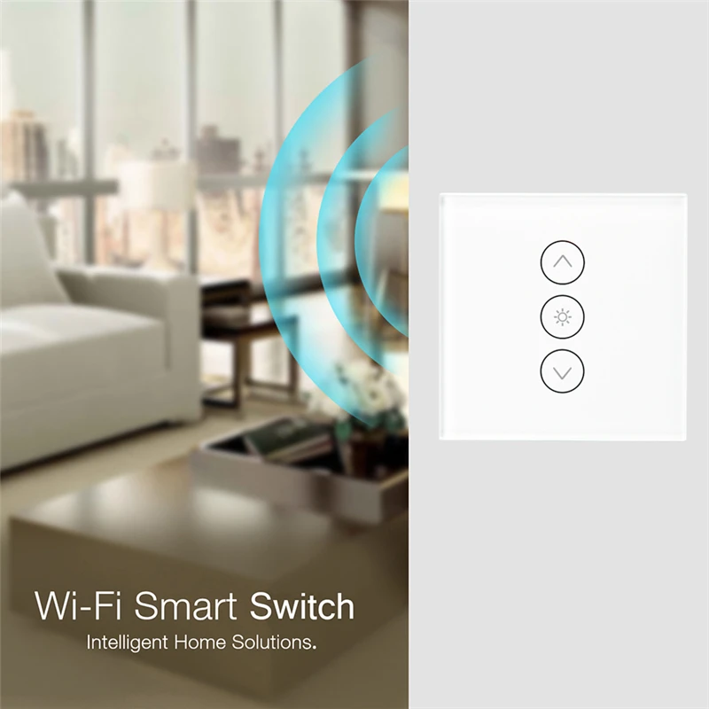 Comprar UE WiFi inteligente pared luz Dimmer interruptor regulador de vida inteligente Tuya Control remoto APP funciona con Amazon alexa y Google