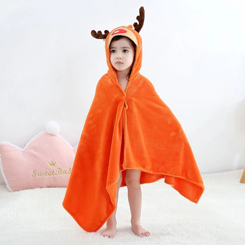 deer hooded towel