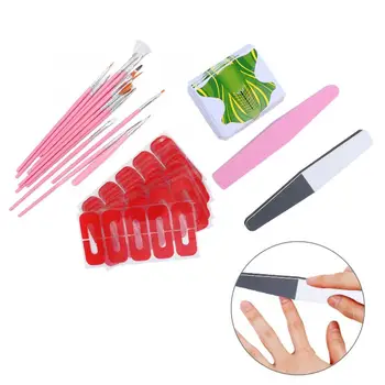 

5pcs/Set Nail Extension Kit Pen Nail Polishing Sponge Files Nail Forms Nail Art Accessories