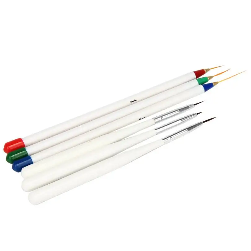 

TSW 6Pcs Drawing Striping Design Tips Nail Art Pen DIY Tool Manicure 0411A5Down