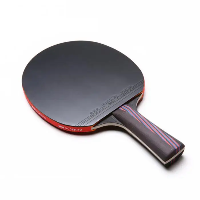 Горячая Pingpong Paddle ракетка для настольного тенниса летучая мышь углеродный волокнистый слой резины для тренировок спорта MCK99