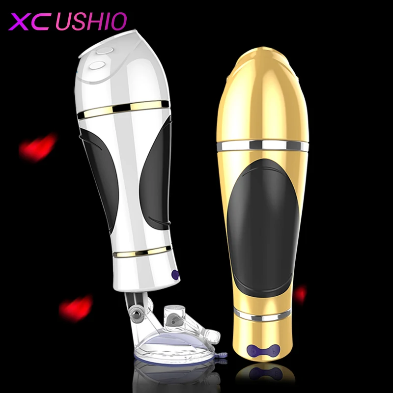 ФОТО Men Hand-free 160 Rotation Electric Masturbation Cup Simulation Vagina Oral Sex Toys for Men Suction Real Voice Vibrating Cup