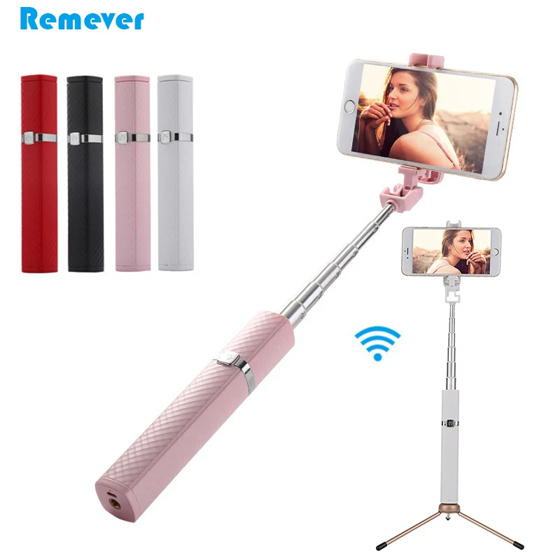 

Lipstick Style Mini Bluetooth Wired/Wireless Selfie Stick with Mirror Extendable Monopod For Iphones Samsung Xiaomi Huawei