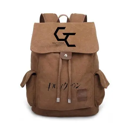 

Japan Anime Guilty Crow Printed Bag Backpack Rucksack Travel Canvas Book School Men Women Boy Girls Bag Gift