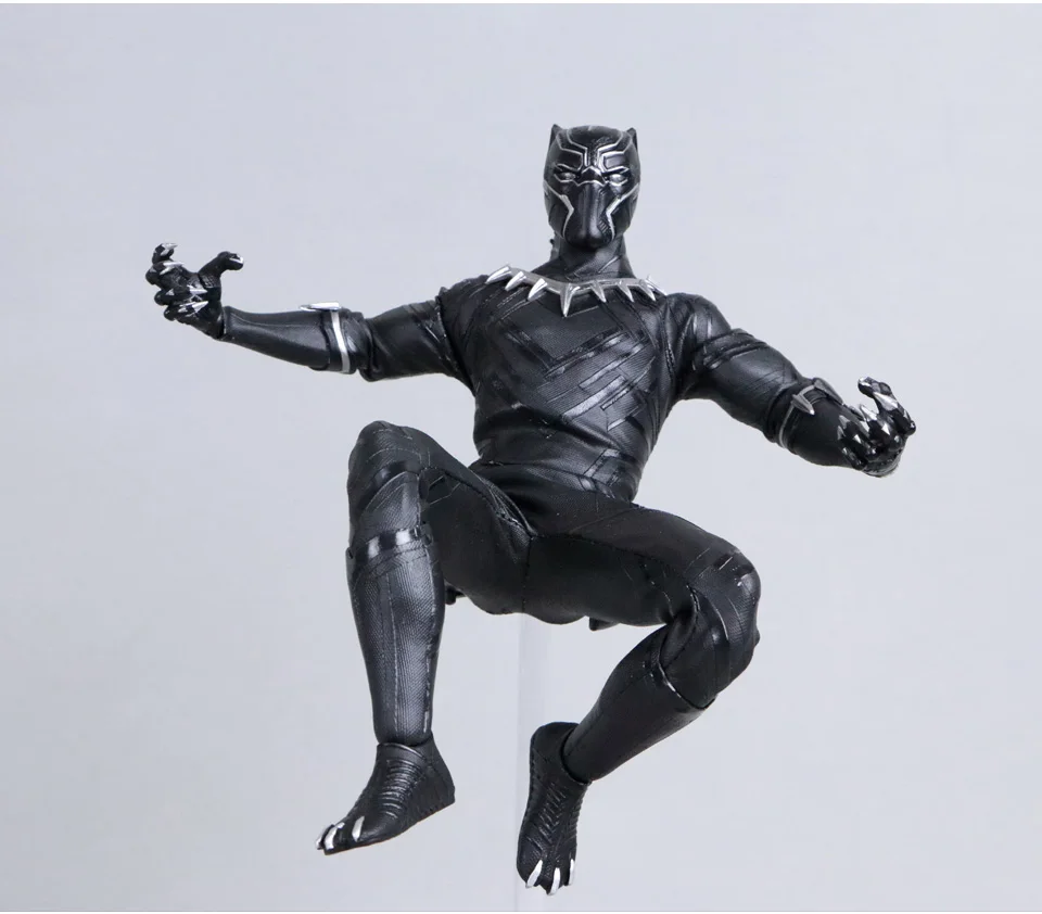 Marvel Капитан Америка 2 Civil War Черная пантера Мстители 3 игрушки Король кукла супергероя 1/6