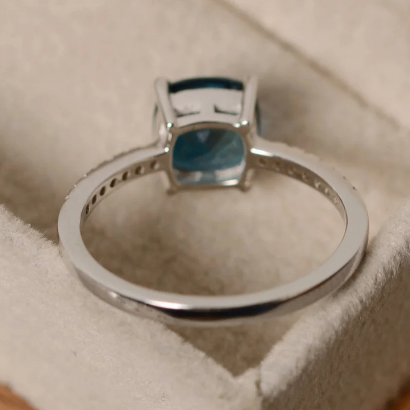 Utimtree зеленый квадрат, кольцо с фианитом для женщин Свадебные серебряные кольца с кристаллами из страз женская, Очаровательная помолвочная бижутерия anillos