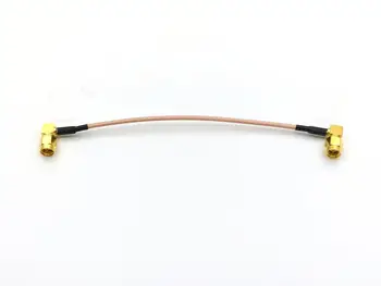 

100pcs SMA right angle male to SMA male Pigtail Jumper RG316 Cable