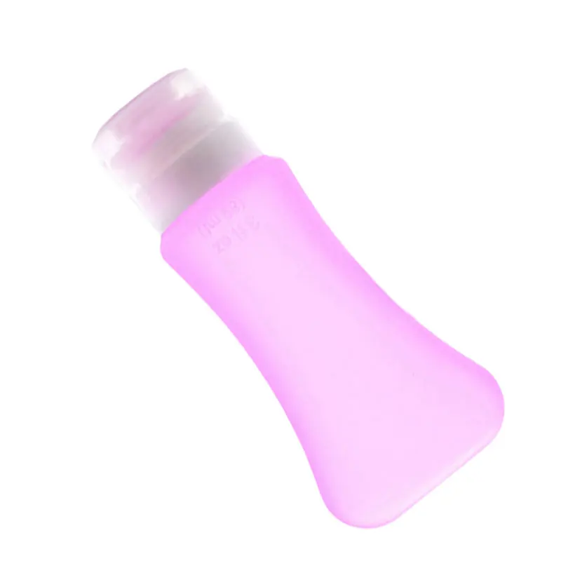 Фиолетовый креативный Портативный Силиконовые бутылки косметика эмульсия силиконовые бутылки принадлежности для путешествий 89 мл