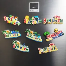 BABELEMI Смола 3D Испания Туризм Сувенир Benidorm torrevieneja магниты на холодильник декоративный магнит для холодильника домашний декор