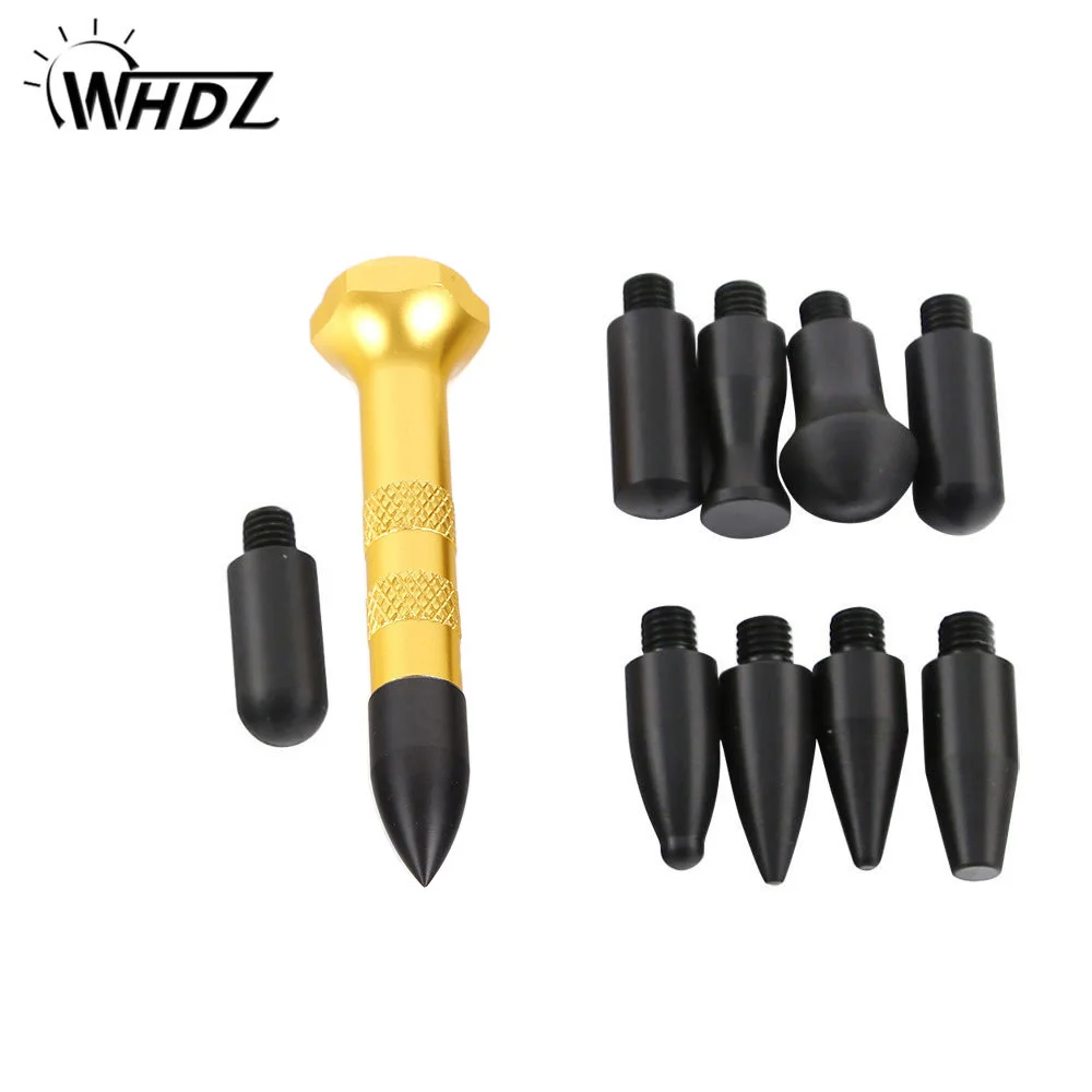 WHDZ PDR Инструменты для ремонта автомобиля инструмент для удаления вмятин автомобильный комплект для ремонта вмятин алюминиевый кран вниз ручка с 10 головками