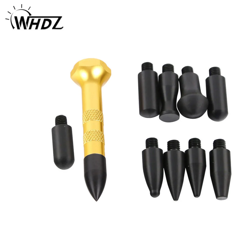 

WHDZ PDR Tools Car Repair Dent Removal Tool To Remove Dents Instrument Car Dent Repair Kit Aluminum Tap Down Pen With 10 Heads