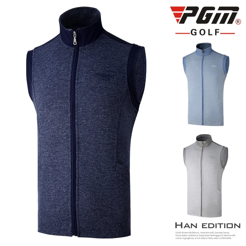 PGM New Golf apparel Men's Autumn Winter Warm golf Vest Blazer