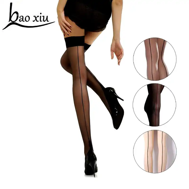 back seam stockings