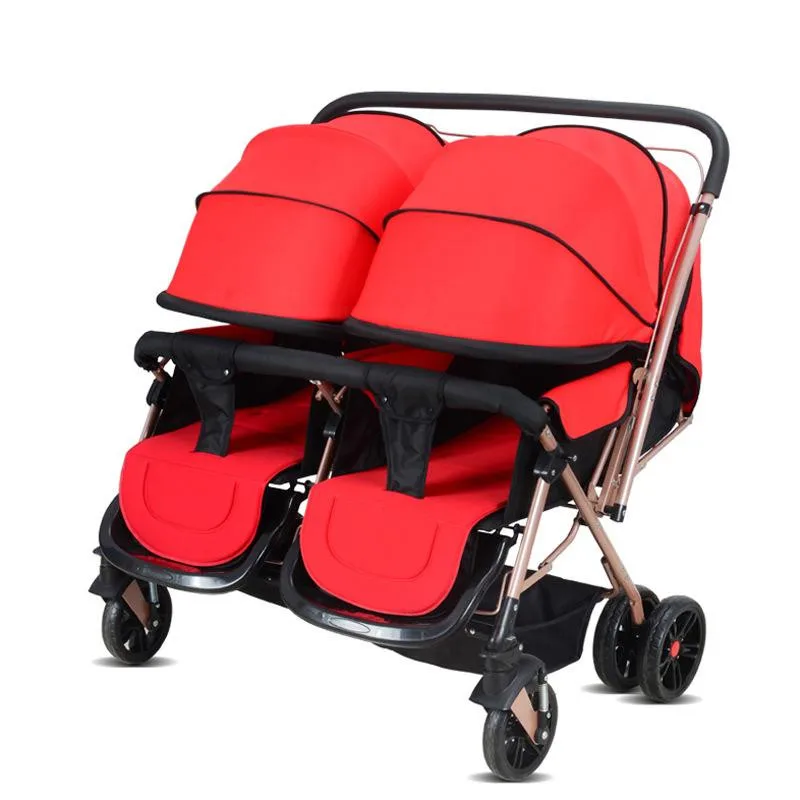 Strollers for Twins 0-3 Years Old Bebek Arabasi Prams for Newborns Baby Girl&Boy Two Babies Stroller Baby Strollers Brands05