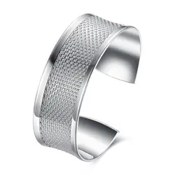 925 серебряный браслет Модные украшения бренд для Для женщин любовь браслет серебряный браслет классический Одежда высшего качества лямки