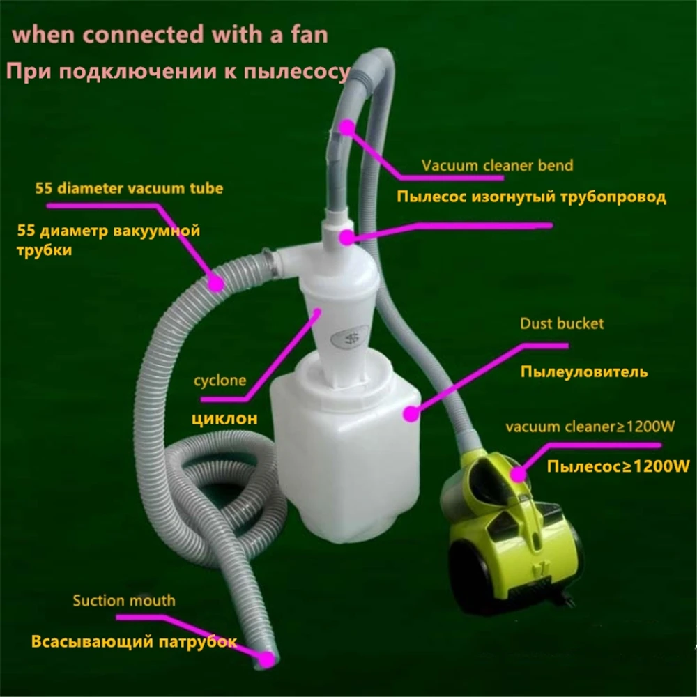 Firya пылезащитный Циклон DIY с турбонаддувом, промышленный пылесос, канистра, вакуумная домашняя очистка, основание фланца