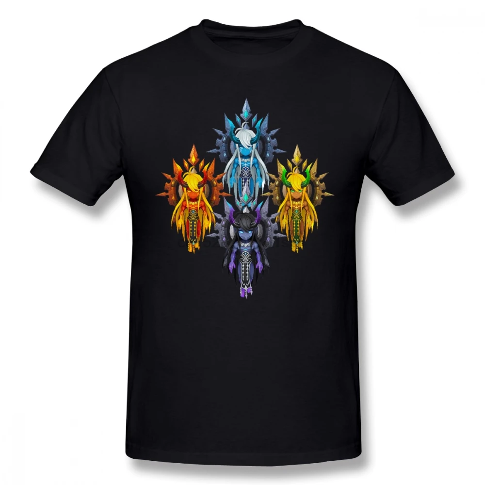 Мужская футболка с принтом Summoners War Повседневная забавная короткими рукавами из
