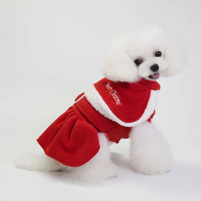 Рождественская Одежда для собак, одежда для домашних собак для маленьких и средних собак, чихуахуа, бульдога, новогодний костюм для щенков, наряд для щенков