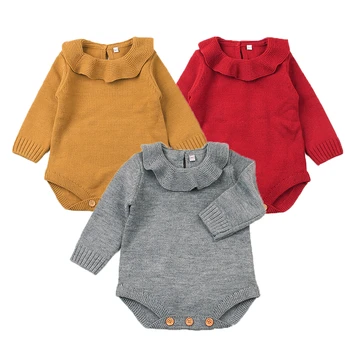 

Wool Baby Girl Clothes Spring Baby Rompers Newborn Clothes Roupas Bebe Infant Baby Jumpsuit Cute Baby Girl Costume Kids Clothing