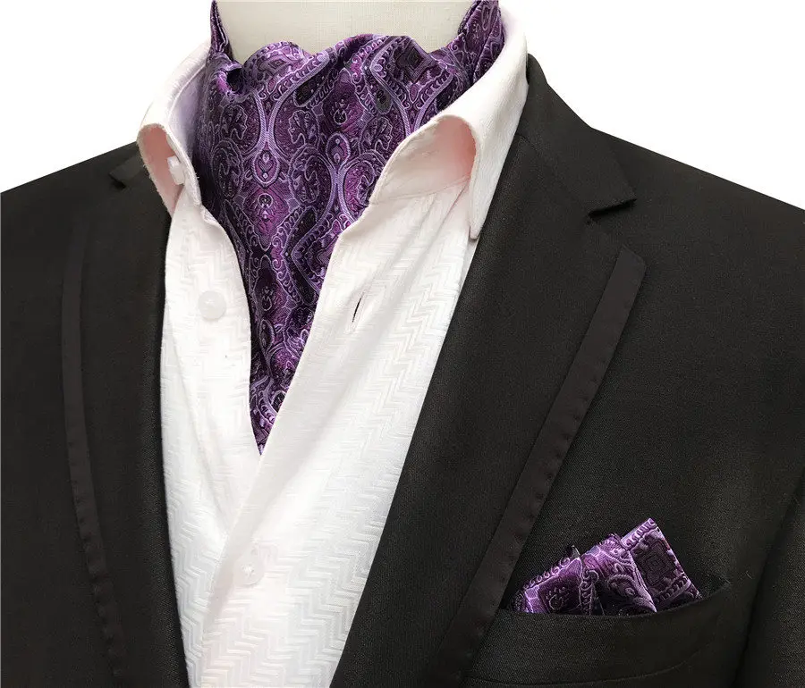 Unique Designer Men Formal Scarf Set Wedding Party Neckerchief Sets with Pocket Square High Quality Woven Handmade mens blanket scarf