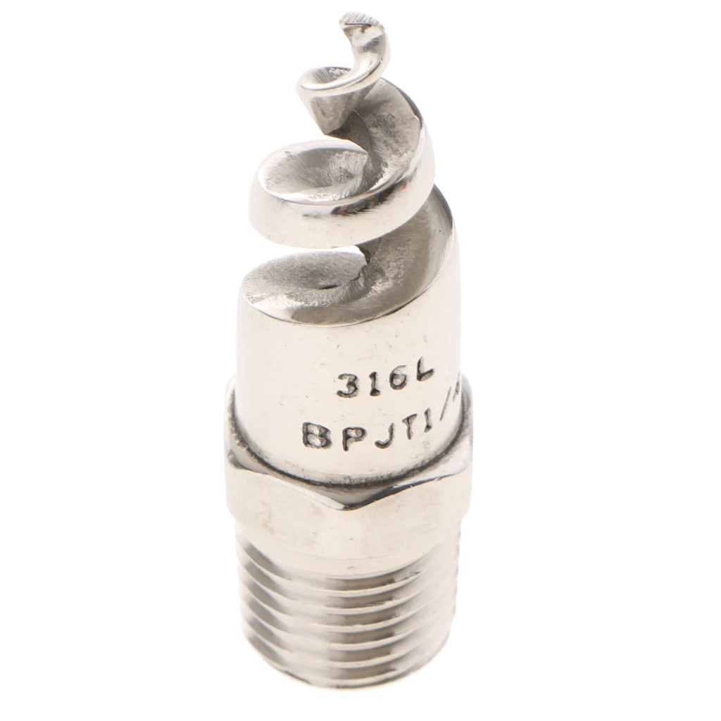 JR6085 Spiral Jet Cone Atomization Spray Nozzle 1/4 Inch Stainless Steel 316
