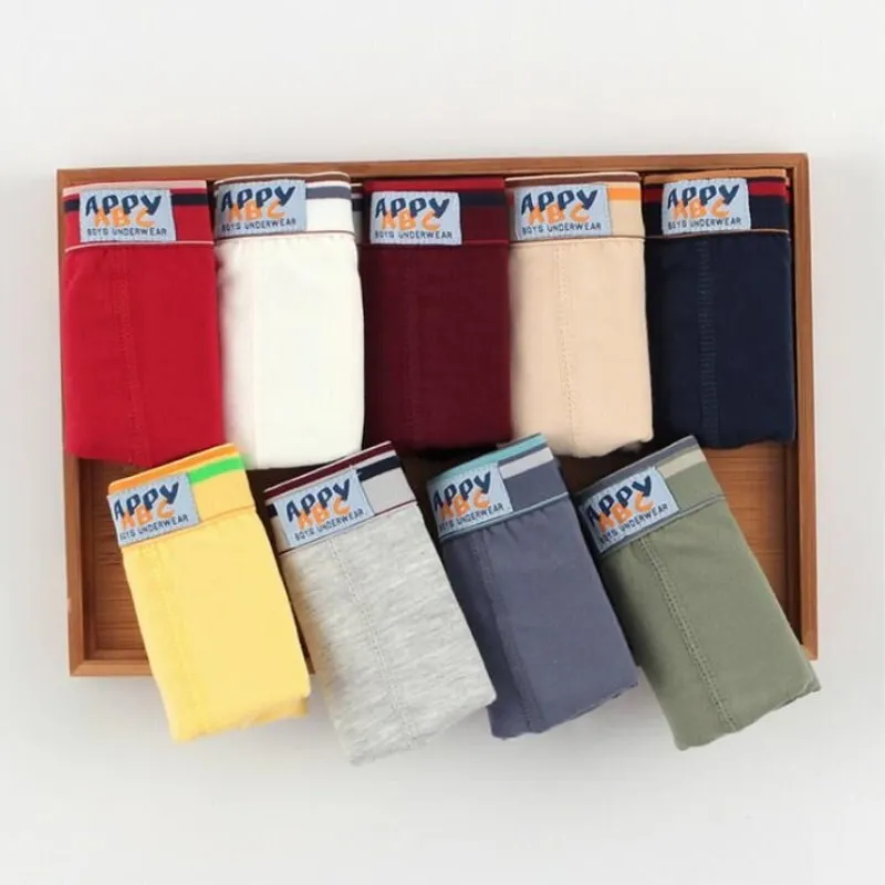 

5pc/lot Boys' Underwear Boxer Children Cotton Boxer Panties Children Underwear for2-14 Years ATNM0039