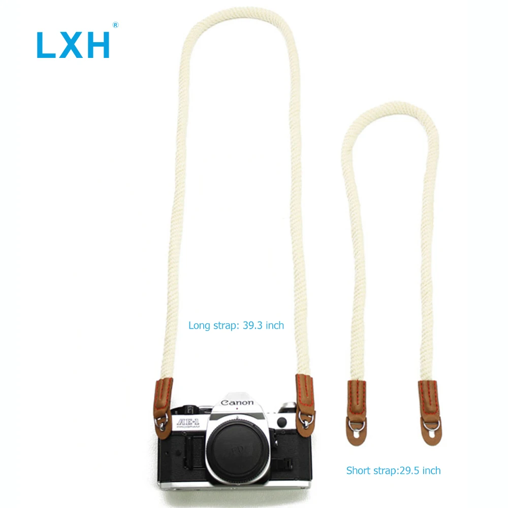 LXH винтажный холщовый ремешок для Фотоаппарата Sony Nikon Leica Canon Fujifilm X100F зеркальная