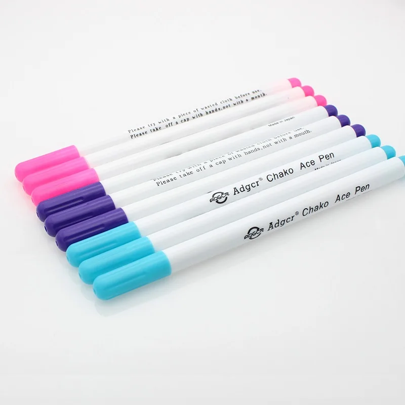 Air Erasable Pen Water Soluble Fabric Marker Pen Assorted 4color